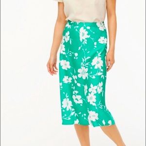 Jcrew floral skirt